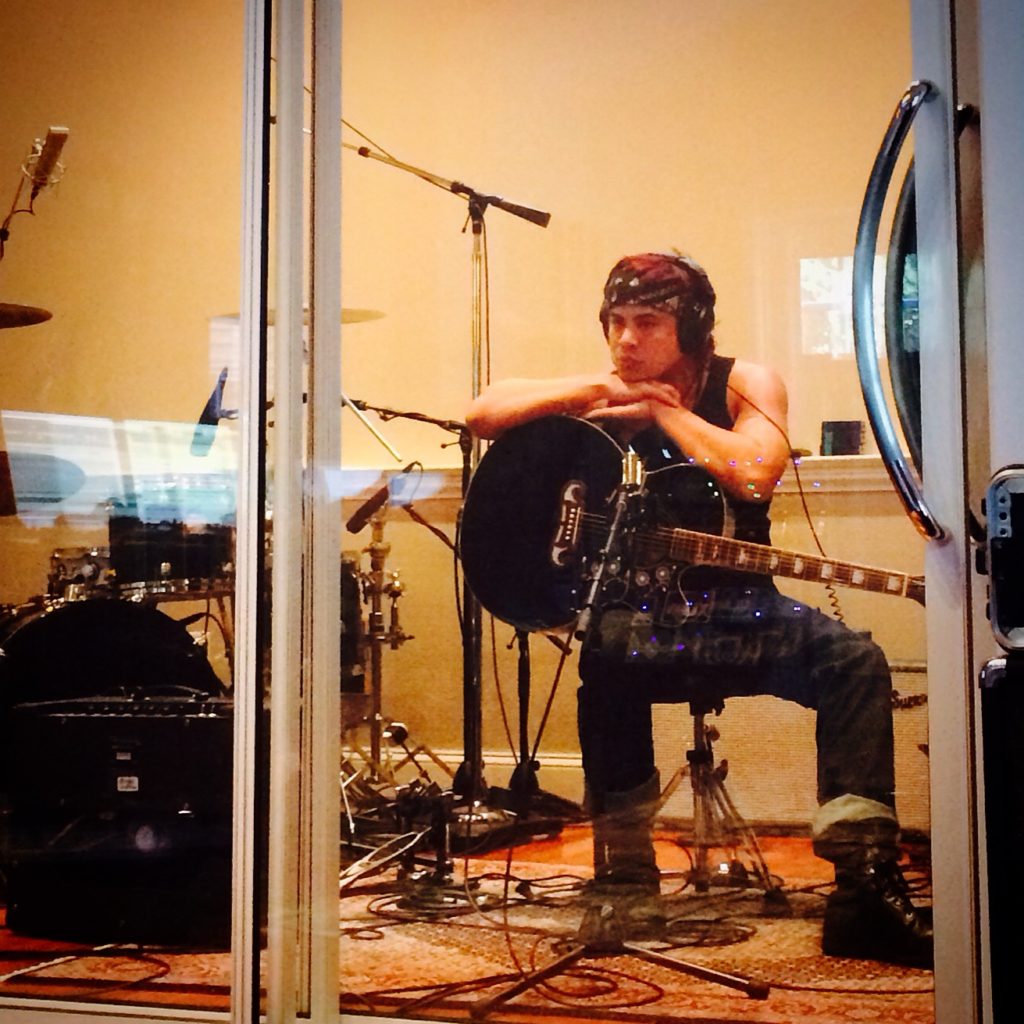 William in the recording Studio