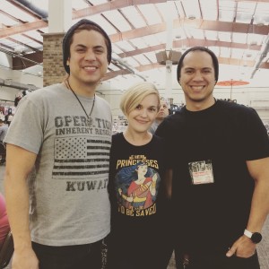 051 - Josh and William from The Adarna with Kari Wahlgren at Saikoucon!