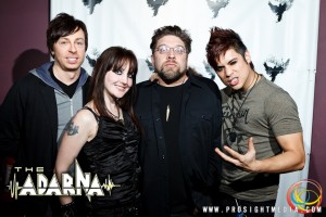 Dan, Patrick, Andreka, and William at The Adarna's CD Release Show 2012