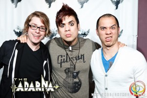 Jeremiah, Josh, and William being goofballs at The Adarna's CD Release Show 2012