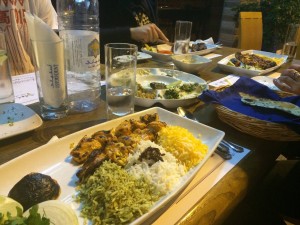 370 - Despite it being called America Row...we managed to find Persian food! — in Manama, Bahrain.