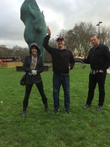 449 - Aw pretty giant Horse At Water Statue, Marble Arch.