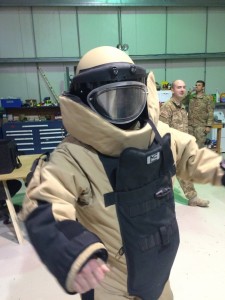 084 - Oliver in the EOD suit — 