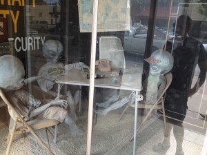 035 - Oh nuthin much.  Just aliens chillin in the window