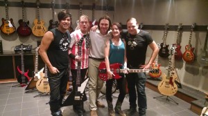 070 - The Adarna at the Hit Factory and Gibson showroom in NYC with the host of Talking Metal