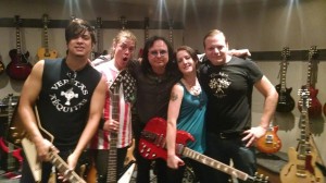 070 - The Adarna at the Gibson Showroom in NYC with the show hosts of Talking Metal
