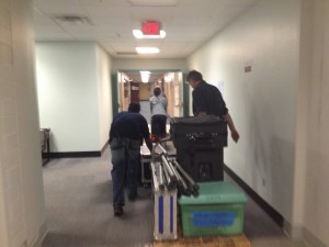 120 - Looong hallway for load in at Roc Con, Rochester NY