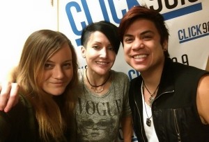 001 - Andreka and William with Heather Lee from 98.8 Rock Station